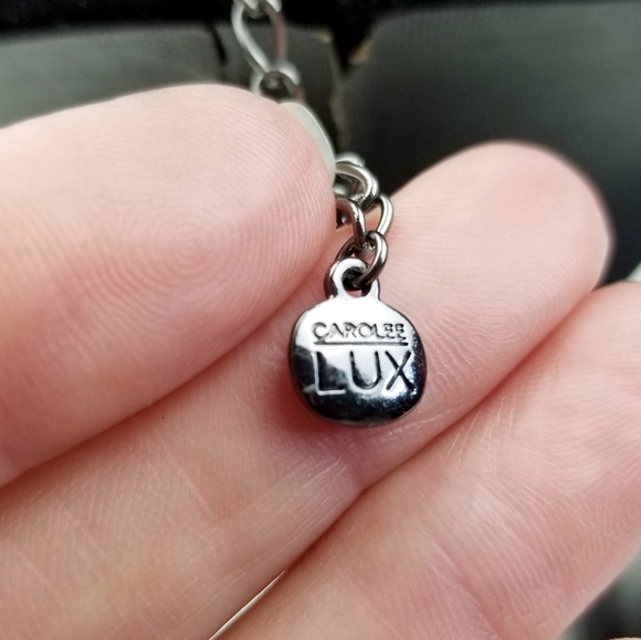 Vtg Carolee Lux Black Rhinestone Necklace EUC - Picture 9 of 13